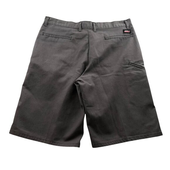 Dickies Mens Work Shorts Size 35W Chino Flaat Front Workwear Gray Classic Casual - Picture 2 of 12